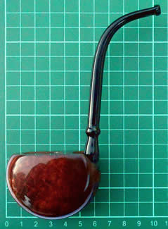 Rollkiss Vest Pocket pipe Churchwarden stem
